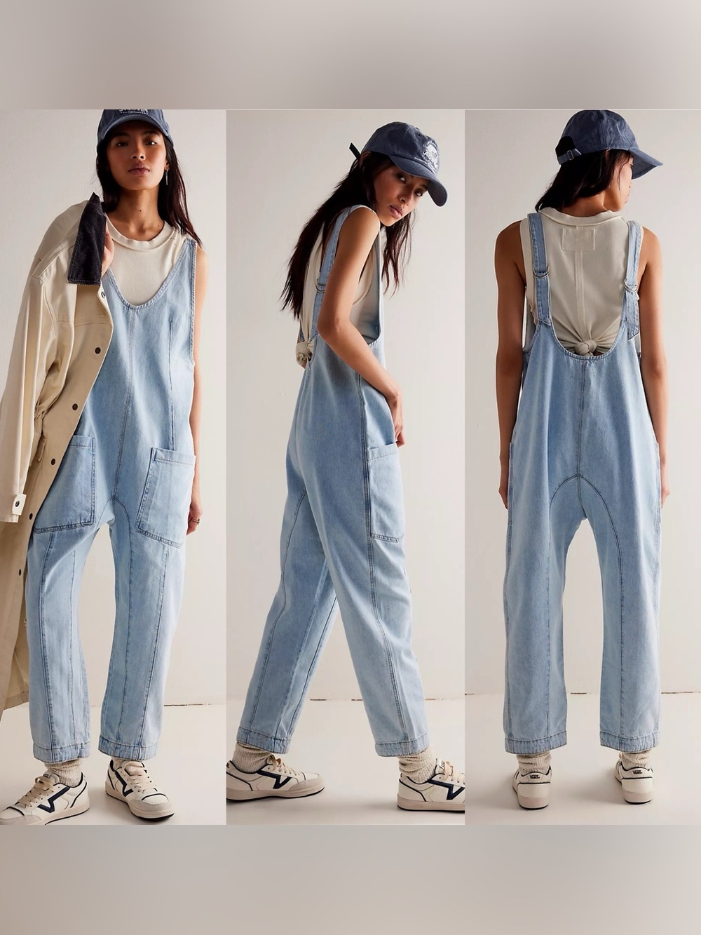 Free People We The Free High Roller Jumpsuit Overalls XS